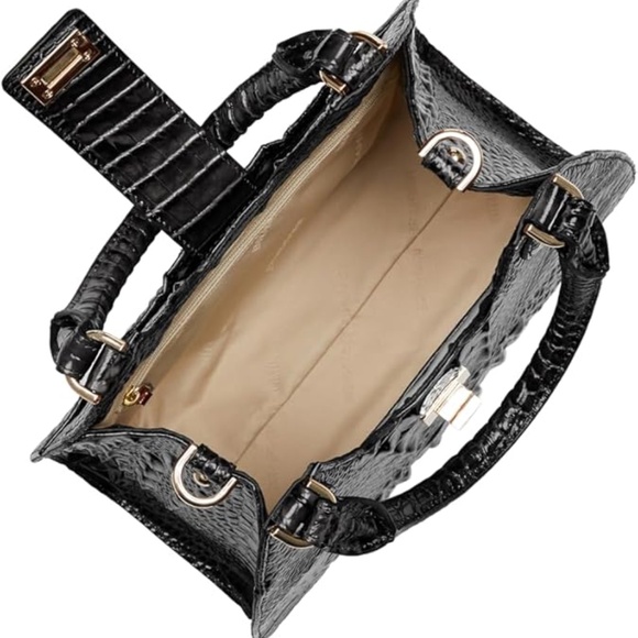 Brahmin Adrian Black Melbourne handbag - Picture 4 of 12